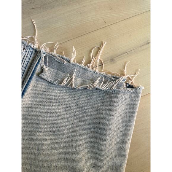 H&M Acid Wash Wide Leg Jeans Size 33x32 Baggy Fit Skater Trending Denim Unisex - Picture 7 of 11